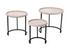 Maddox Faux Shagreen Nesting Tables (Set of 3), Cream by Jamie Young