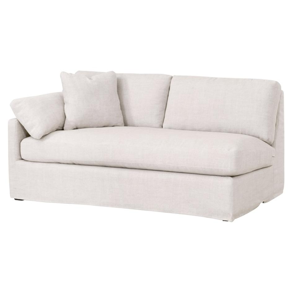 Lena Modular Slipcover 2-Seat Left Slope Arm Sofa by Essentials For Living