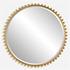 Taza Gold Round Mirror by Uttermost