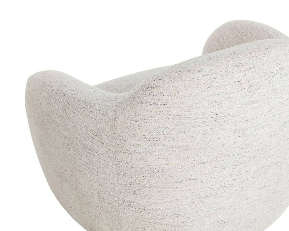 ISMO SWIVEL LOUNGE CHAIR - HAILEY MOON by Sunpan