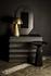 Ava Mahogany Dresser in Hand-Rubbed Black with Light Brown Highlights by Noir Furniture