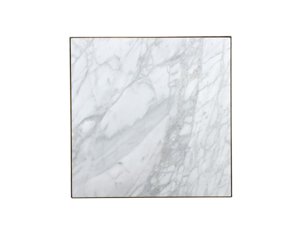 Evert End Table - White by Sunpan