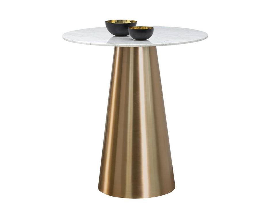 Damon Bar Table - Gold by Sunpan