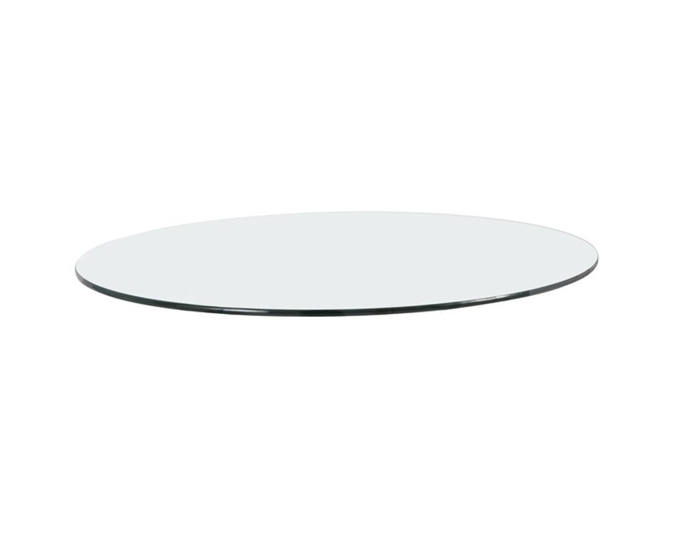 GLASS DINING TABLE TOP - ROUND - CLEAR - 59" by Sunpan