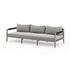 Sherwood Outdoor Sofa In 93" In Grey/Faye Ash by FOUR HANDS