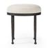 Corinne Accent Stool - Crete Pebble by Four Hands