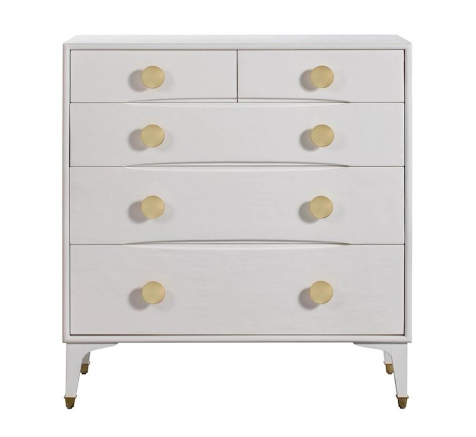 Divine White Chest by tov furniture
