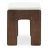 Ashby Stool Walnut Stained Ash Beige by Moes Home