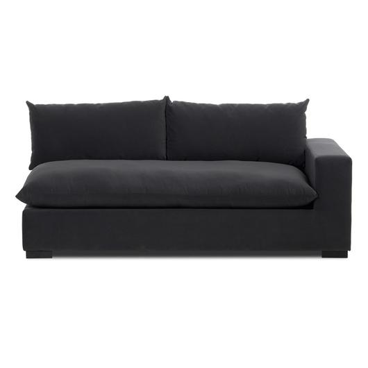 Grant Sectional In Crypton Henry Charcoal And Espresso by Four Hands