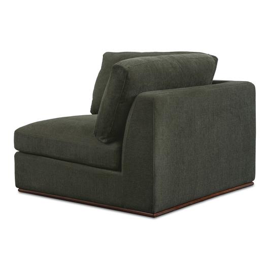 Rue Corner Chair Deep Green by Moes Home