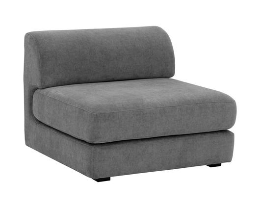 HARMONY MODULAR - ARMLESS CHAIR - DANNY DARK GREY by Sunpan
