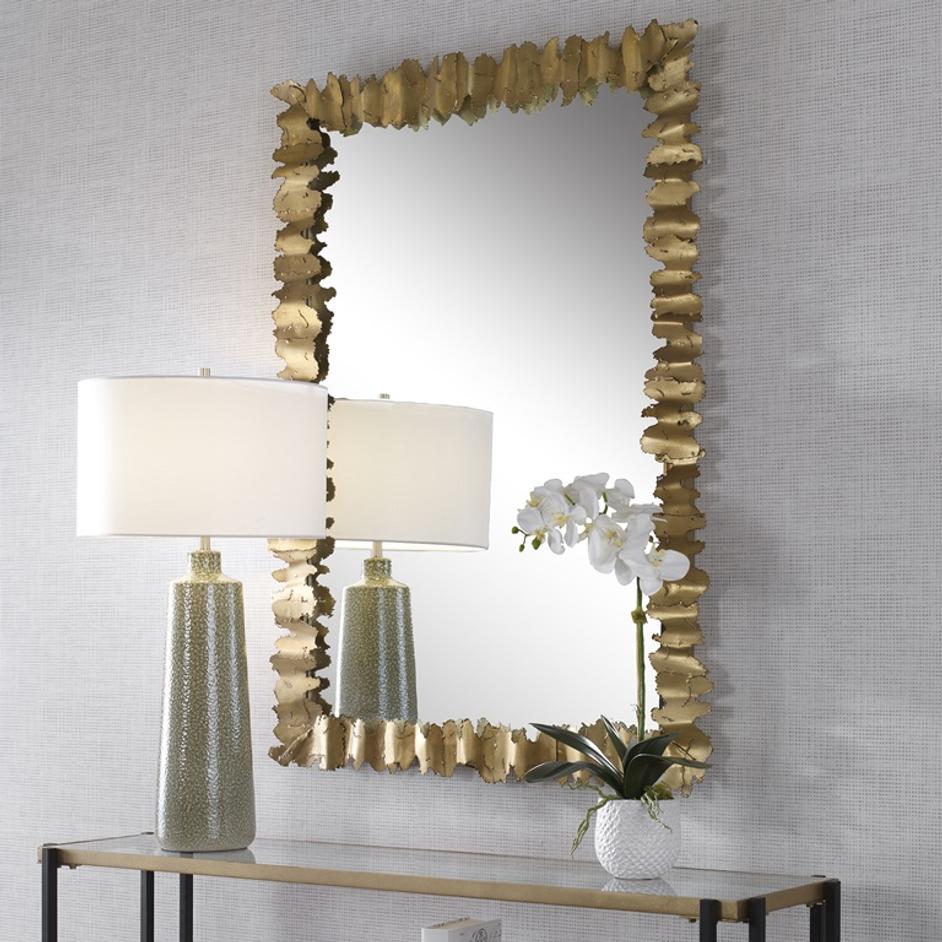 Lev Antique Gold Mirror by Uttermost