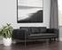 BURR SOFA - SERBIA BLACK LEATHER by Sunpan