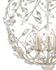 Crystal Bud Silver Orb Chandelier In Silver Granello by Currey & Company