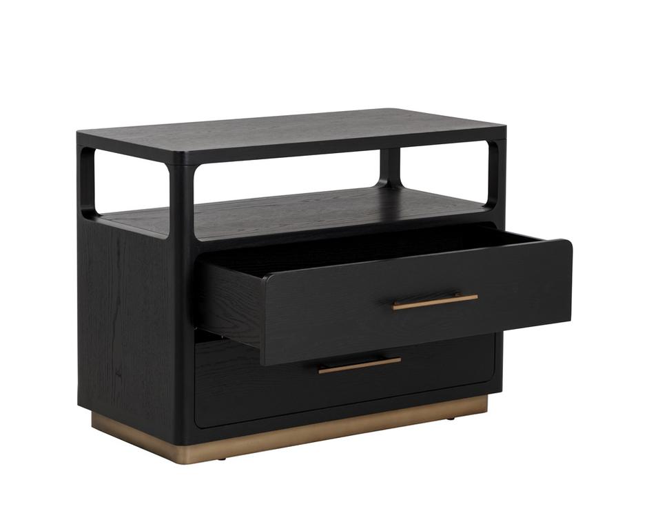 DANETTE NIGHTSTAND - BLACK by Sunpan