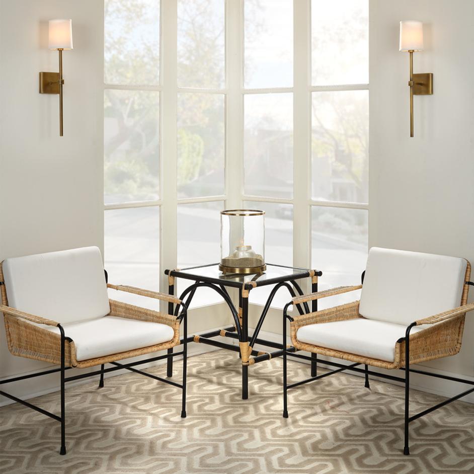 Palermo Rattan Lounge Chair by Jamie Young