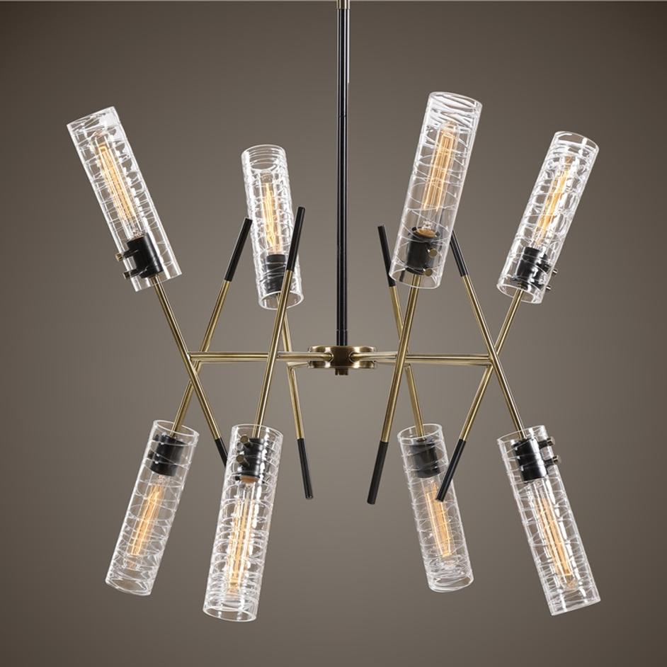 Telesto 8 Light Linear Pendant by Uttermost