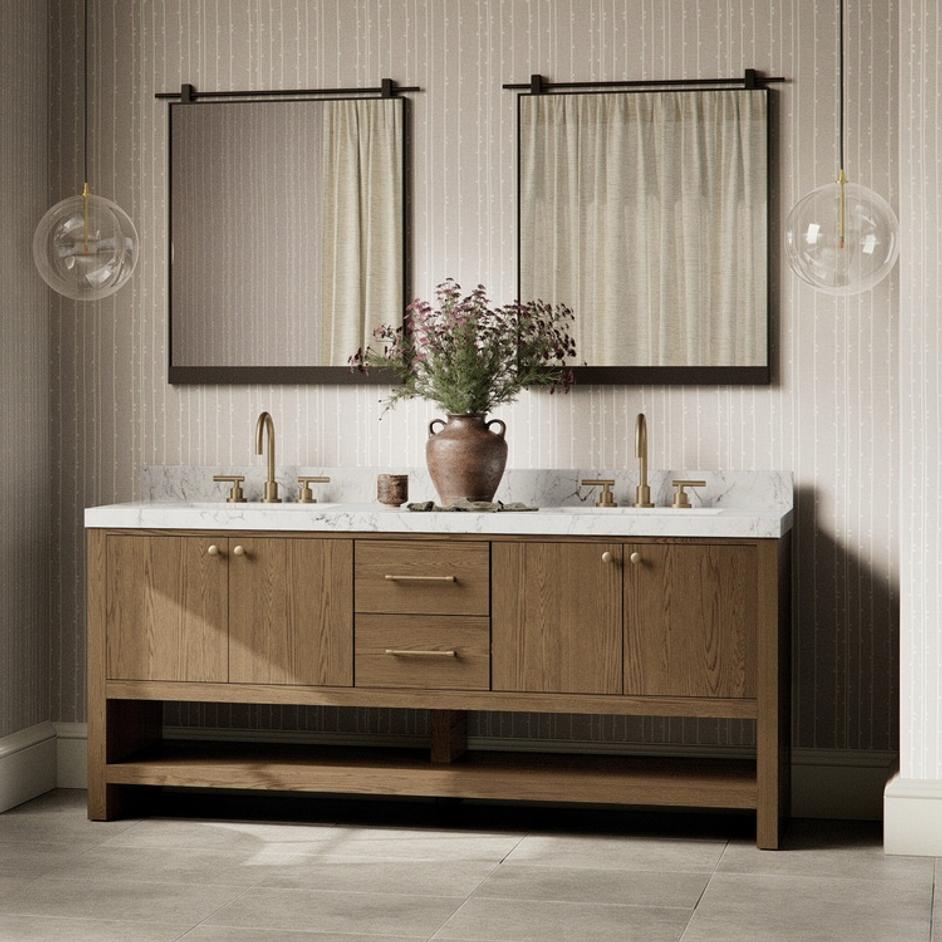 Anthem Double Vanity - Washed Natural Veneer by Four Hands