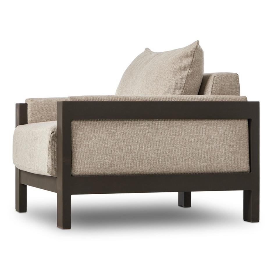 Chapman Outdoor Metal Chair - Concha Fog by Four Hands