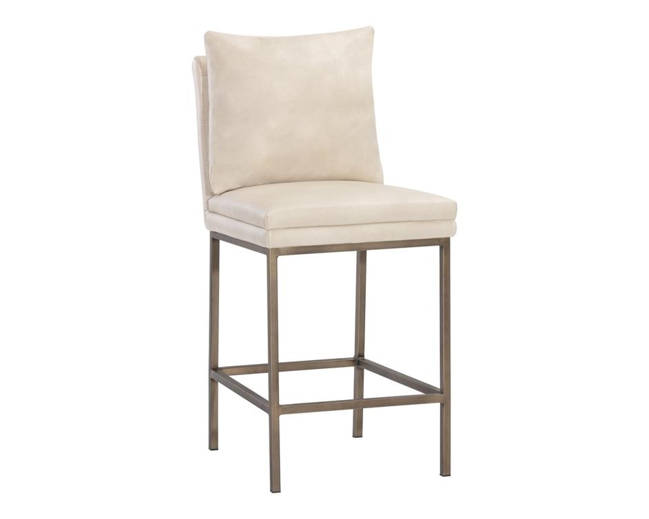 Paige Counter Stool - Bravo Cream by Sunpan