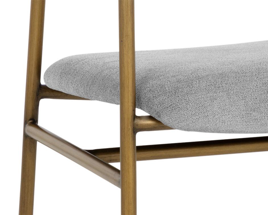 GIORGIO DINING ARMCHAIR - POLO CLUB STONE by Sunpan