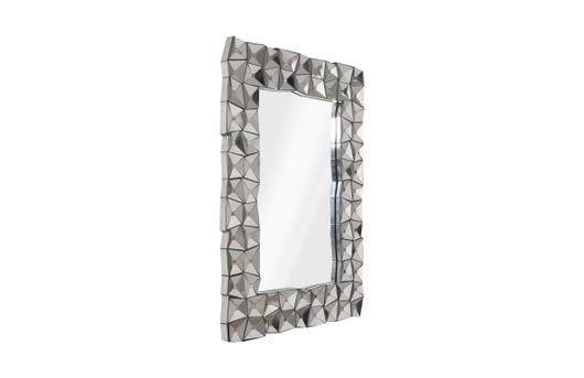 Divot Mirror, Stainless Steel by PHILLIPS COLLECTION