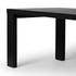 Millie Dining Table - Drifted Matte Black Veneer by Four Hands