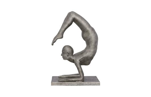 Handstand Scorpion Sculpture, Aluminum by Phillips Collection