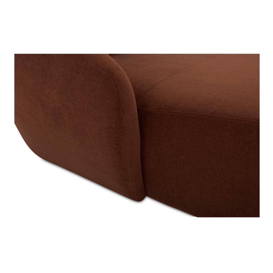 Amelia Nook Modular Left Sectional Chestnut by Moes Home
