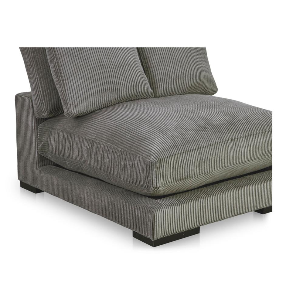 Plunge Slipper Chair Charcoal by Moes Home