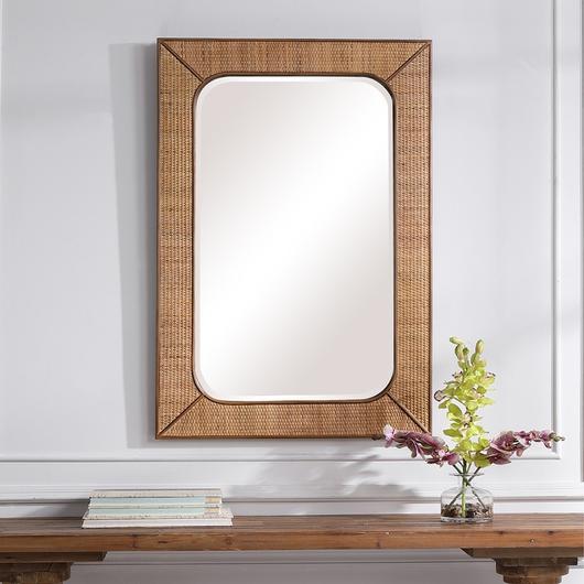 Tahiti Rattan Mirror by Uttermost