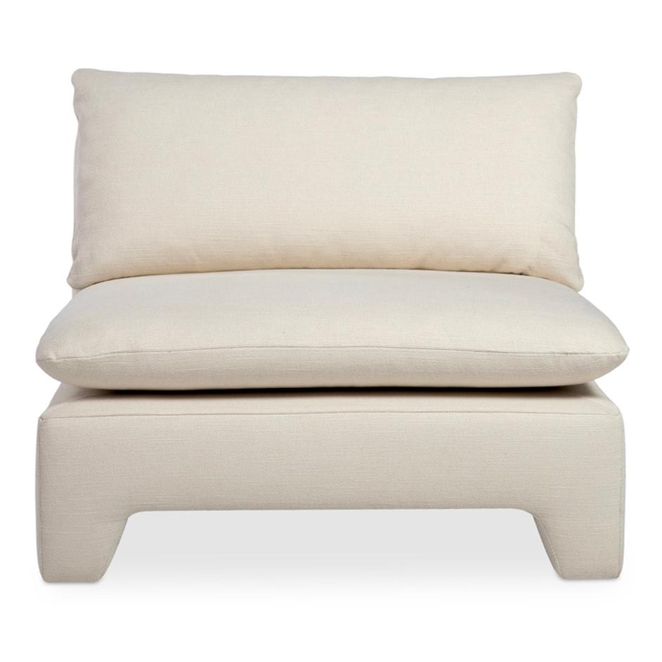 Estelle Lounge Chair Cream by Moes Home
