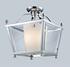 Ashbury 3 Light Semi Flush Mount in Chrome Finish by Z-Lite