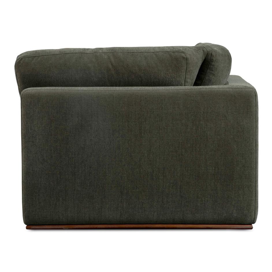 Rue Corner Chair Deep Green by Moes Home