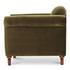 Harmony Accent Chair Dark Green Faux Mohair by Moes Home
