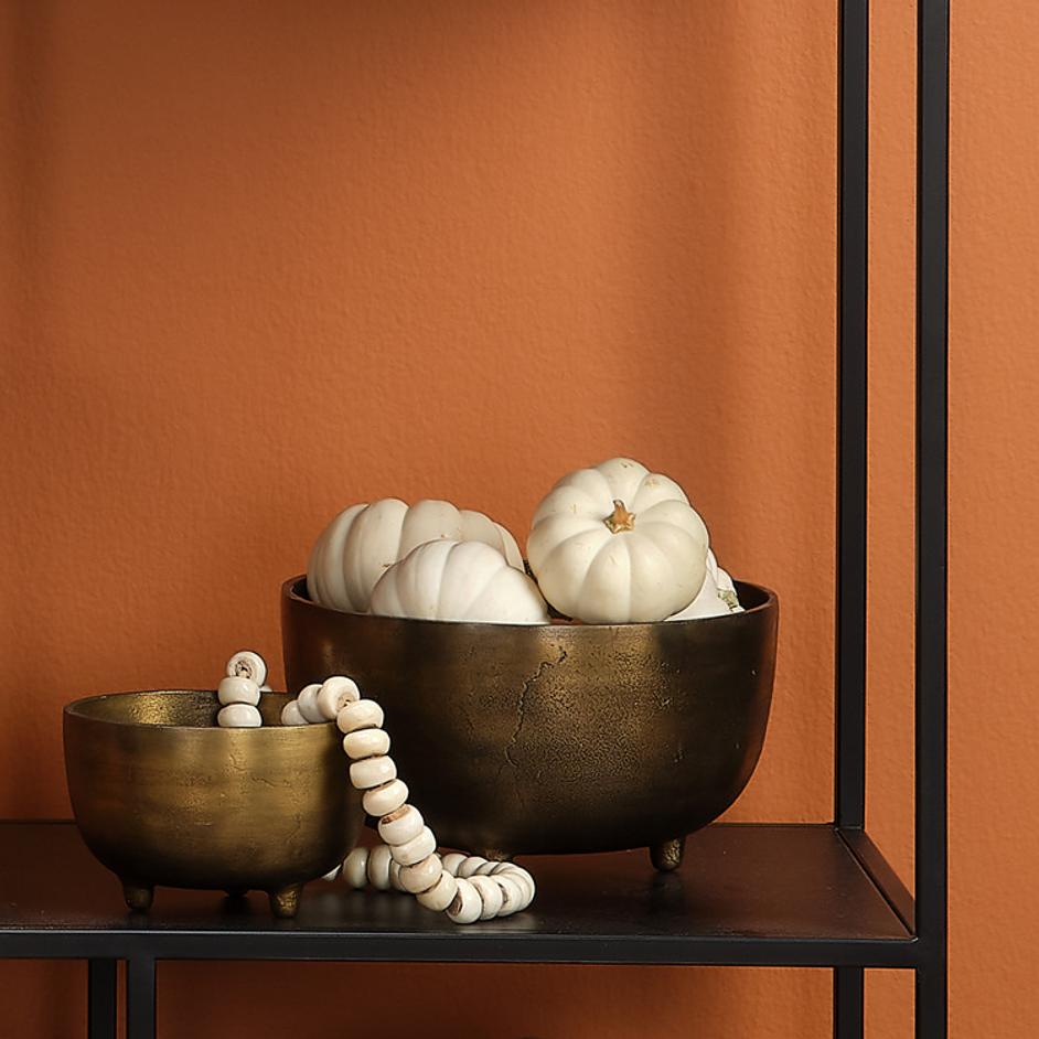  Relic Metal Small Footed Decorative Bowl by Jamie Young