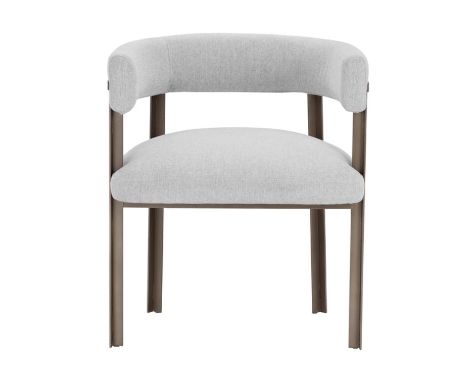 MAE DINING ARMCHAIR - ERNST SILVERSTONE by Sunpan