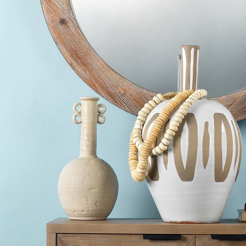 Babar Ceramic Decorative Vase, Large by Jamie Young