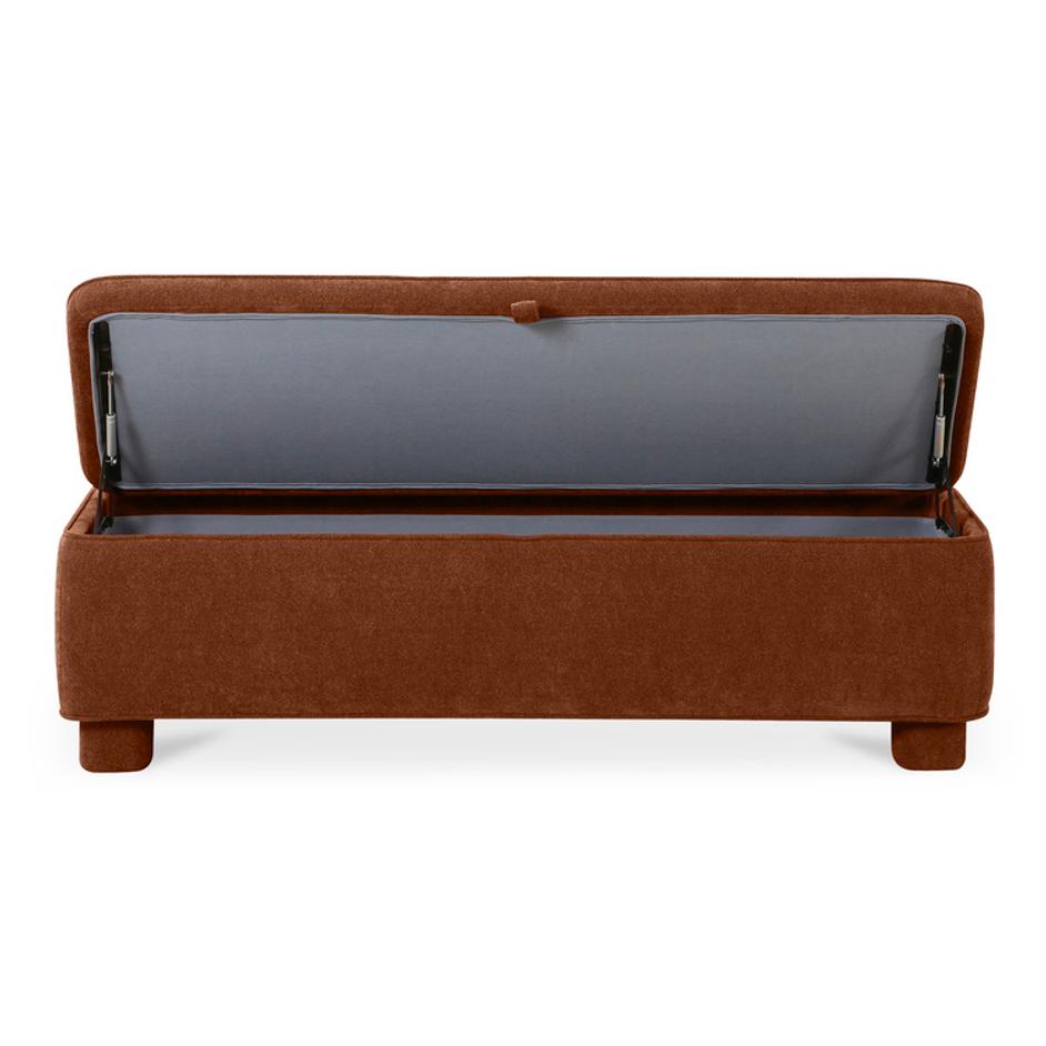 Ichigo Storage Bench Deep Orange by Moes Home