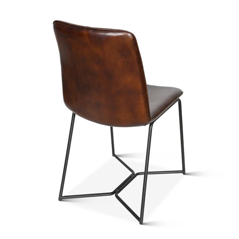 Morgan Dining Chair, Hand Washed Chestnut by Home Trends & Design