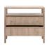 Highland Open Shelf, 2-Drawer Nightstand by Essentials For Living
