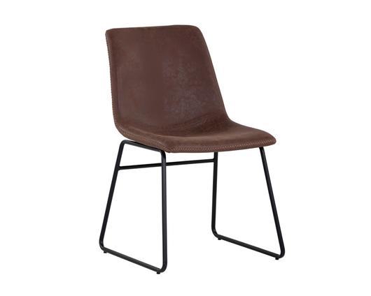 Cal Dining Chair - Antique Brown by Sunpan
