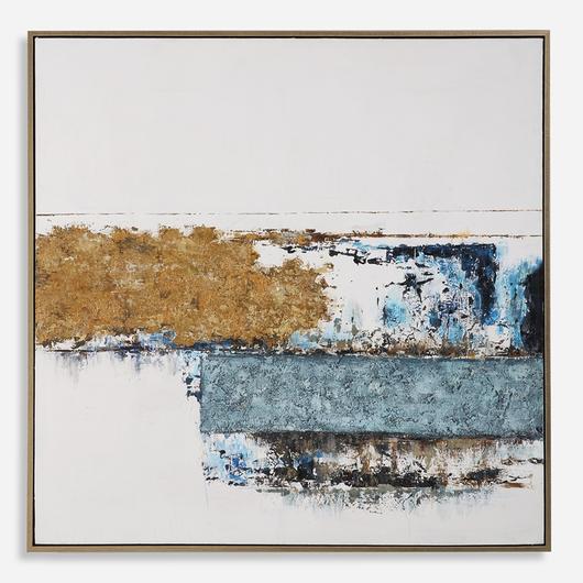 Stacked Against Hand Painted Canvas by Uttermost