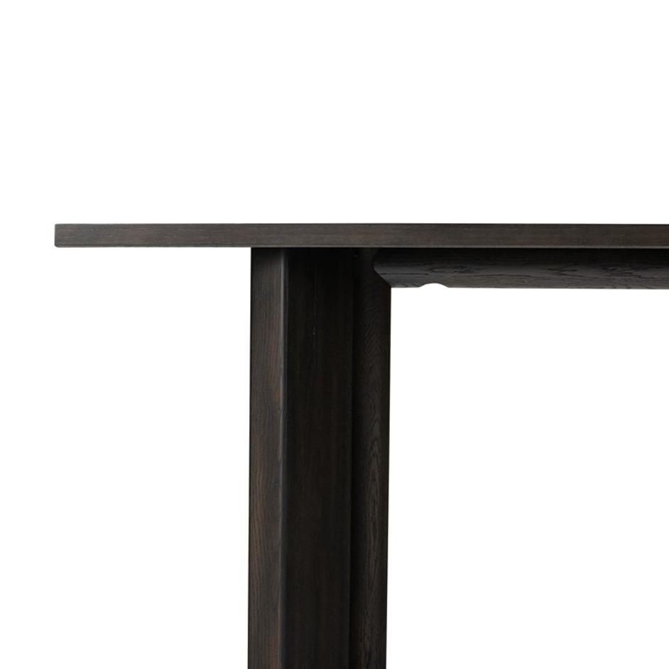 Huxley Console Table In Smoked Black Veneer by Four Hands