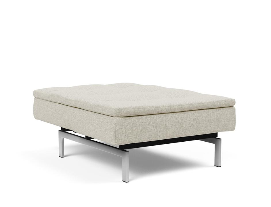 DUBLEXO CHAIR in MIXED DANCE NATURAL FABRIC WITH Stainless Steel LEGS 527 by INNOVATION USA