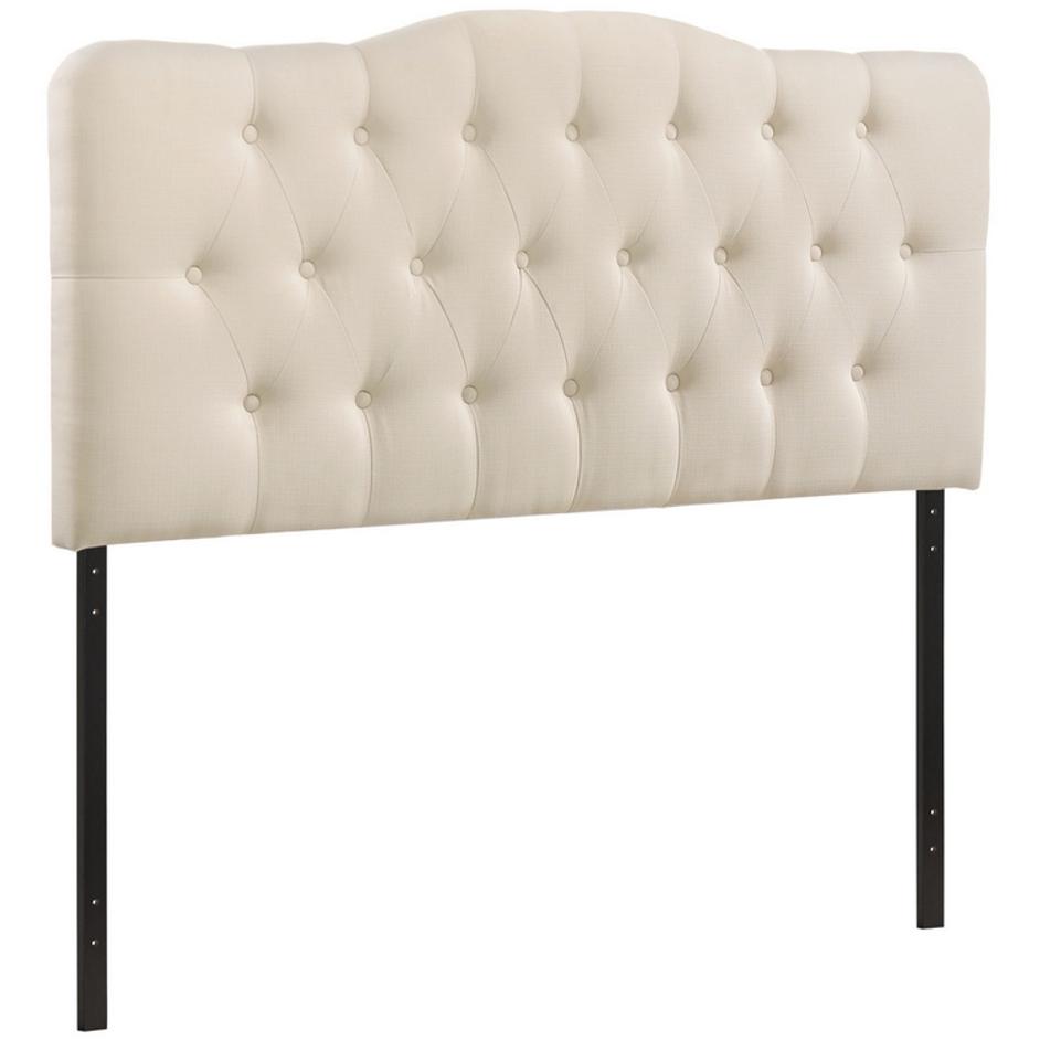 Elsa Full Upholstered Fabric Headboard In Ivory by Modway Furniture