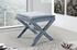 Alan Ottoman/Bench In Sky Blue Velvet by Meridian Furniture