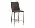 Klaus Counter Stool - Black - Sparrow Grey / Napa Black by Sunpan