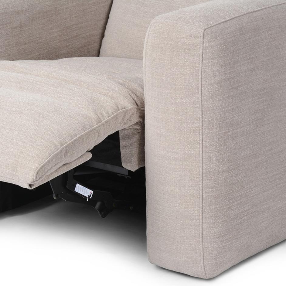 Radley Power Recliner Accent Chair - Laken Stone by Four Hands