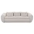 Ember Upholstered Sofa Cream White by Classic Home